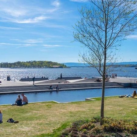Luxury 2-Bedroom Apartment With Seaview In Oslo City Center Bagian luar foto