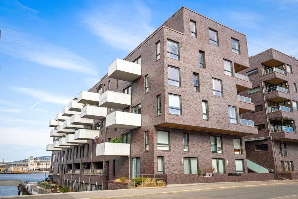 Luxury 2-Bedroom Apartment With Seaview In Oslo City Center Bagian luar foto