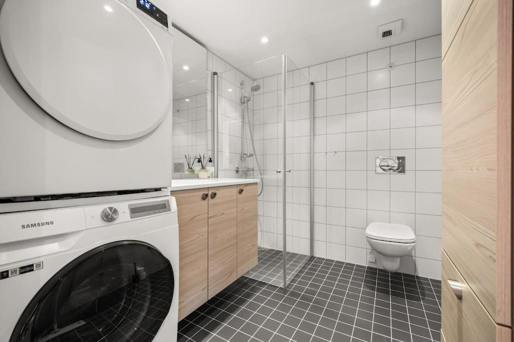 Luxury 2-Bedroom Apartment With Seaview In Oslo City Center Bagian luar foto