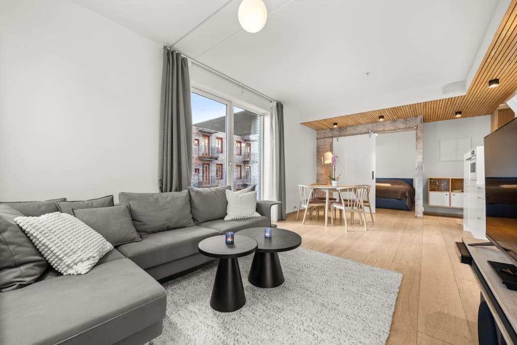 Luxury 2-Bedroom Apartment With Seaview In Oslo City Center Bagian luar foto