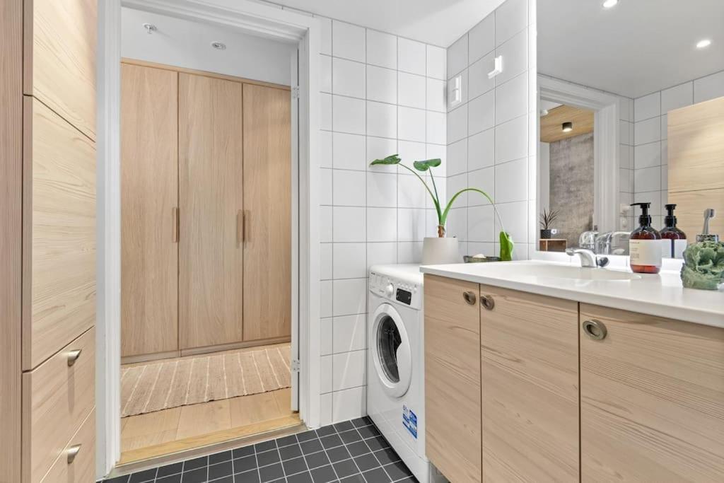 Luxury 2-Bedroom Apartment With Seaview In Oslo City Center Bagian luar foto