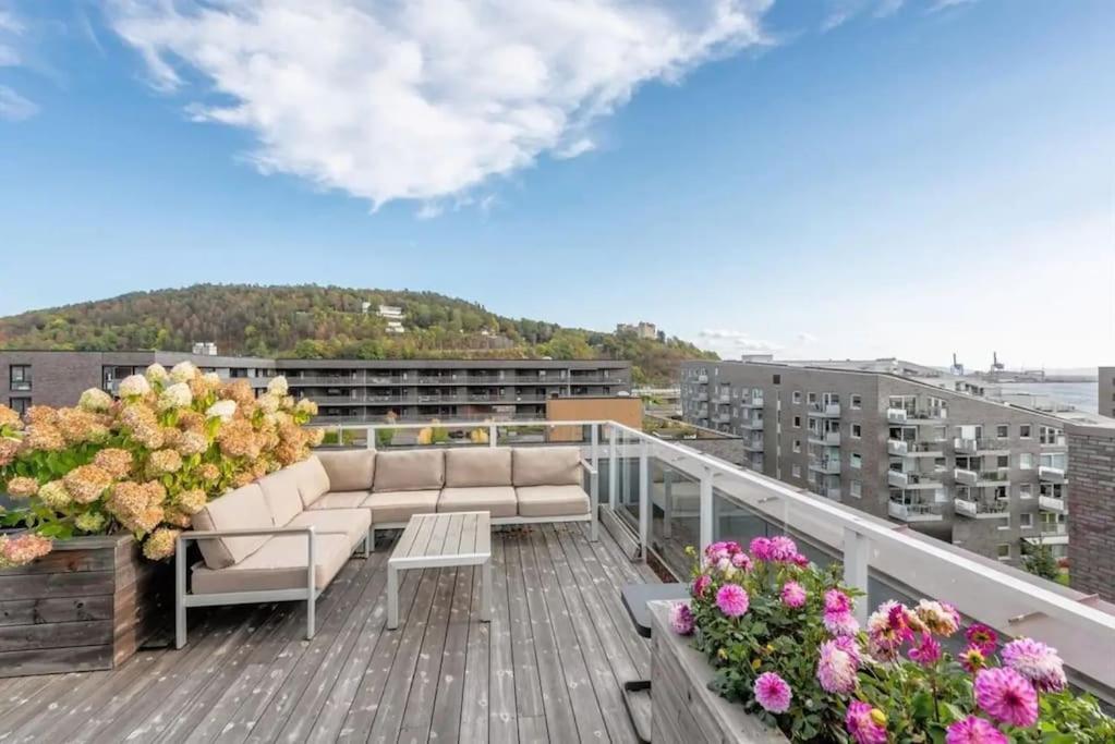 Luxury 2-Bedroom Apartment With Seaview In Oslo City Center Bagian luar foto
